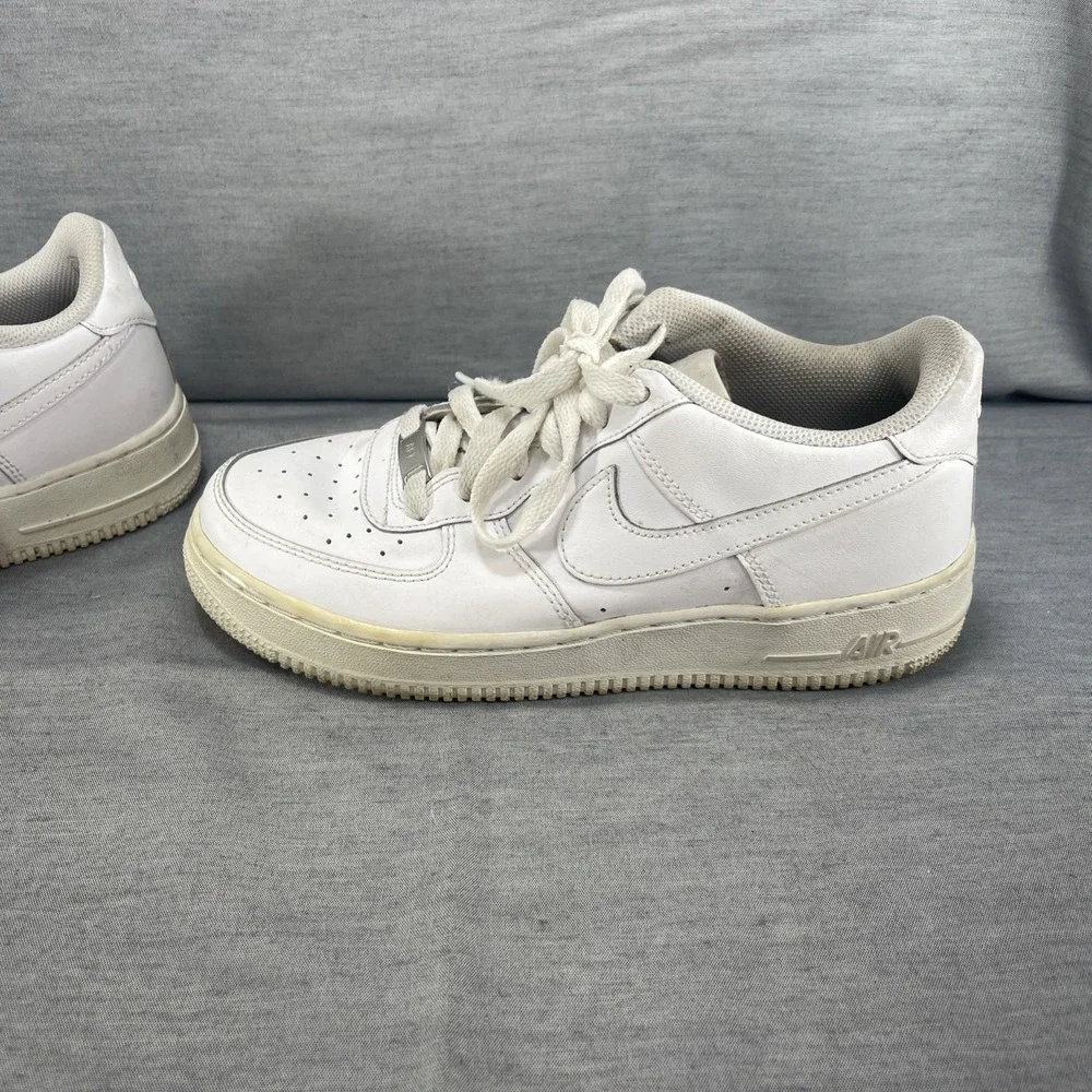 Nike Boys Air Force 1 Low 314192-117 White Casual Shoes Sneakers Size 6Y